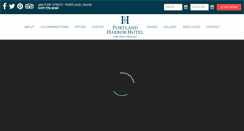 Desktop Screenshot of portlandharborhotel.com