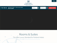 Tablet Screenshot of portlandharborhotel.com